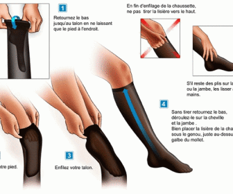 comment mettre bas de contention