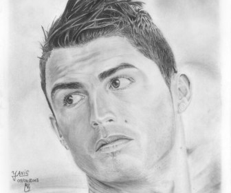 comment dessiner ronaldo facilement