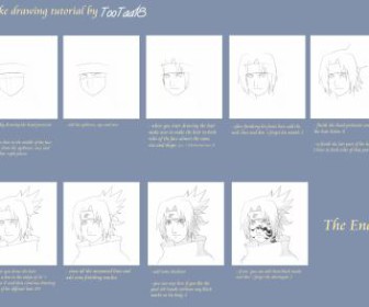 comment dessiner sasuke