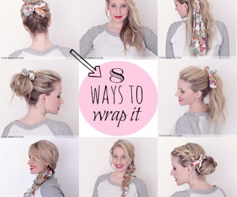 comment se coiffer avec un foulard