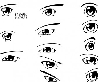 comment dessiner yeux manga