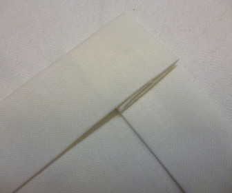 comment coudre ourlet nappe