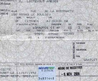 comment faire quand on a perdu sa carte grise