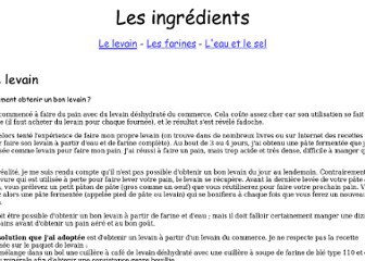 comment faire son pain