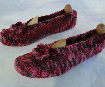 comment tricoter des chaussons pour adultes