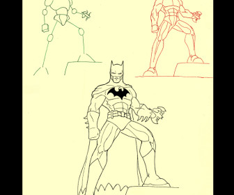 comment dessiner batman