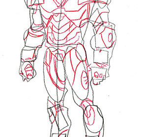 comment dessiner iron man