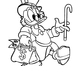 comment dessiner picsou