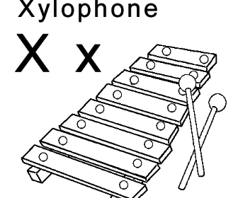 comment dessiner un xylophone