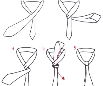 comment faire 1 noeud de cravate