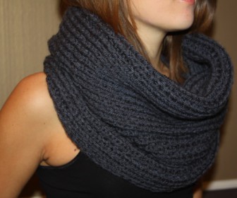 comment tricoter 1 snood