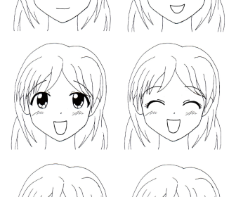 comment dessiner fille manga