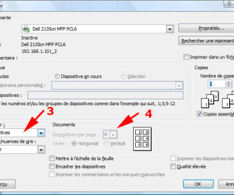 comment mettre 3 diapo sur une page