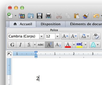 comment mettre m cube sur word