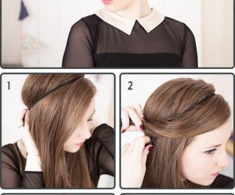 comment se coiffer simplement