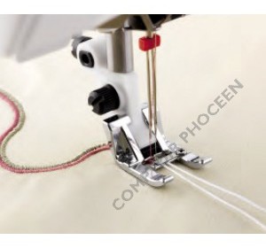 comment coudre a la machine avec une aiguille double