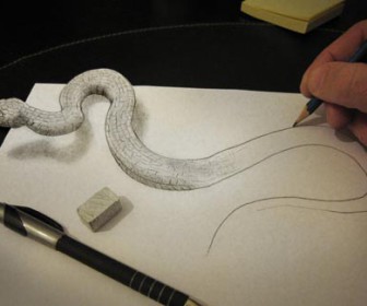 comment dessiner 3d anamorphic