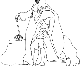 comment dessiner louis xiv