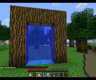 comment construire portail minecraft
