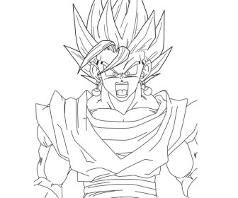 comment dessiner vegeto