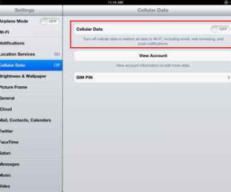 comment mettre 3g sur ipad