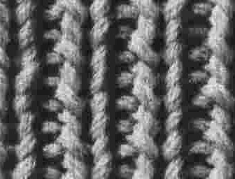 comment tricoter 1 maille endroit double