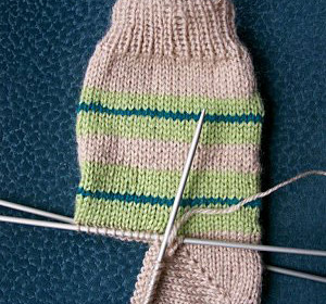 comment tricoter talon chaussette