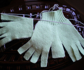 comment tricoter gants facile